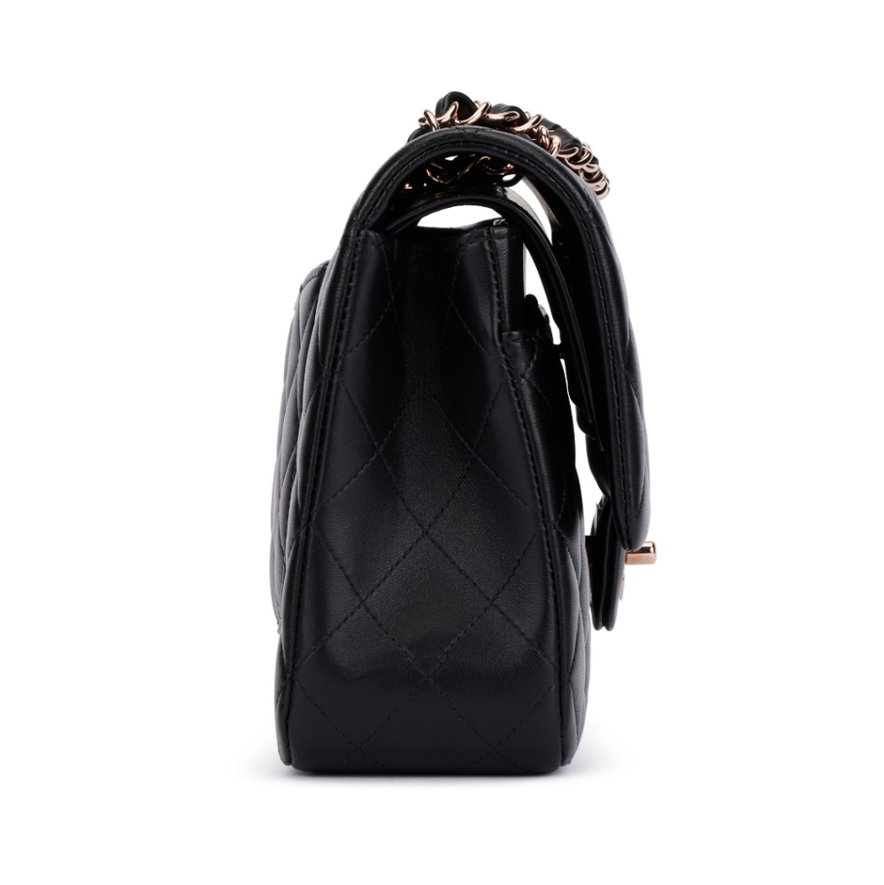 ❌️SOLD❌️ Brand New Authentic Chanel Medium Classic Flap Bag Rose Gold Hardware - Picture 10 of 12